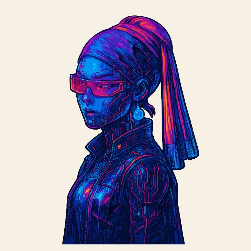 Cyberpunk avec perle