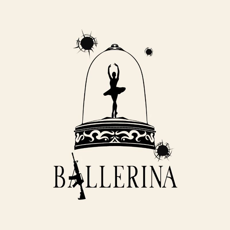 Danseuse dans une grêle de balles – balleuse expressive