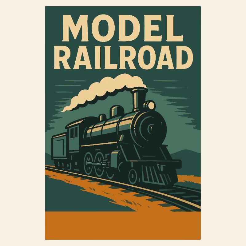 Model Train Illustration