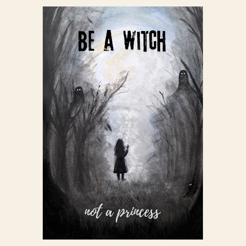 Mystical Witch Forest Illustration Be Witch