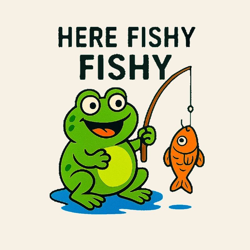 Poisson amical singe et grenouille