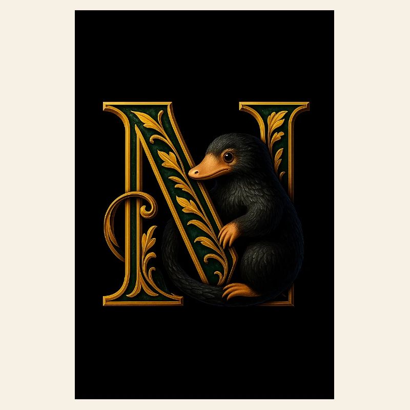N – Magic ornament with mole