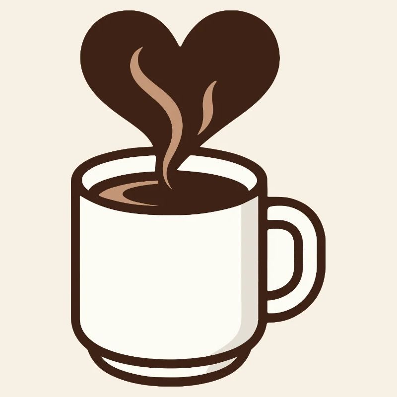 Heart-shaped coffee dream