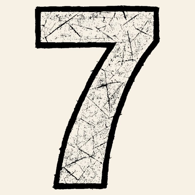 Cracked Seven Digit Pattern