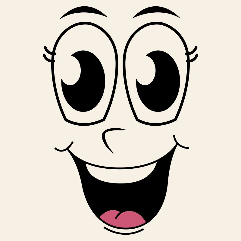 Visage heureux