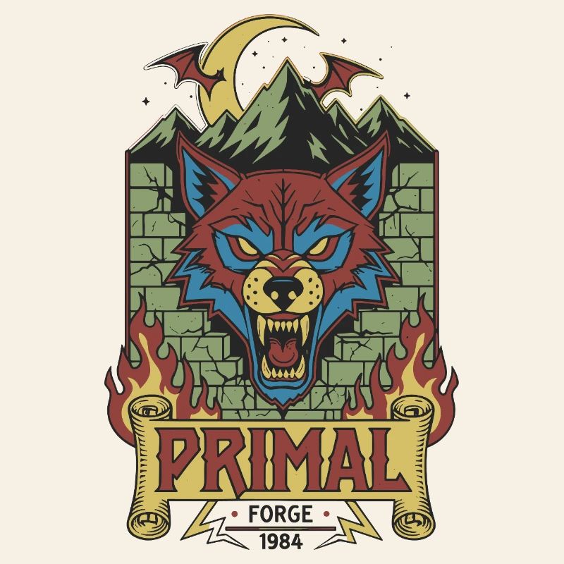 Primal Wolf Forge 1984