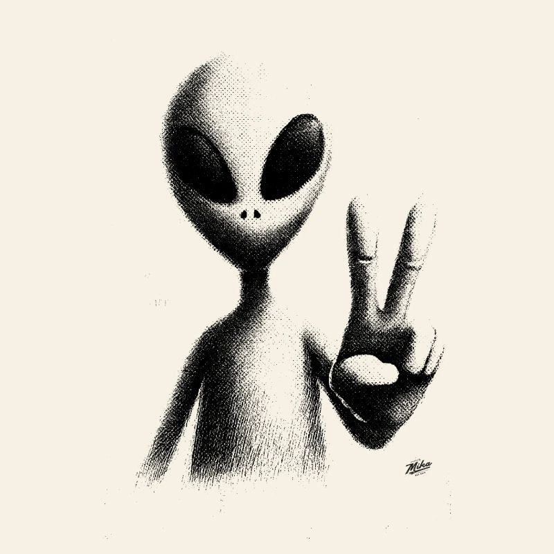 Geste de paix extraterrestre