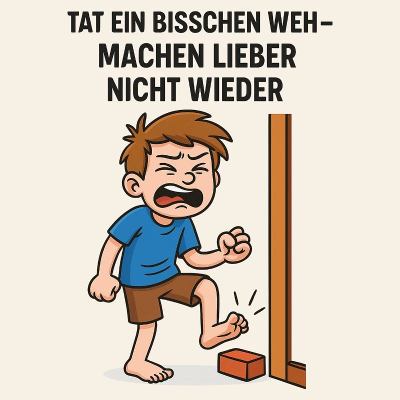 Young Comic Illustration Rather Not Again