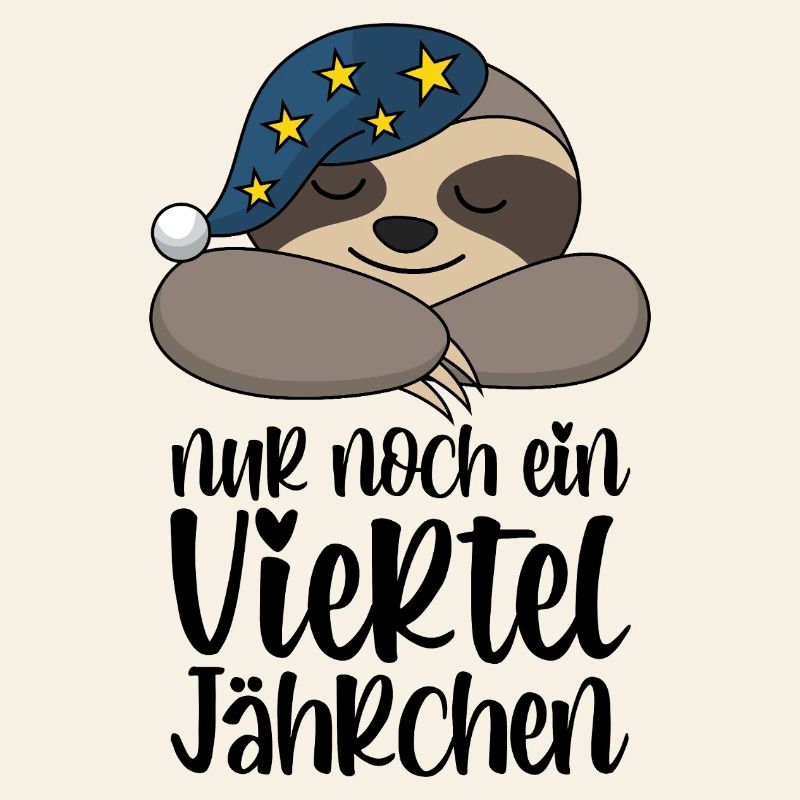 Plus que le quart d’année restant - Cute Sloth