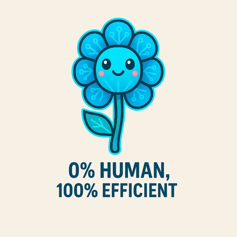 Flower Robot 0% Human