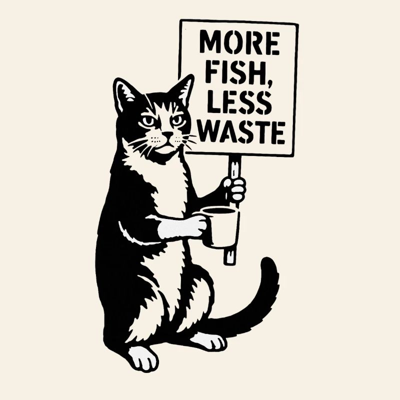 Plus de poissons, moins de chats de déchets