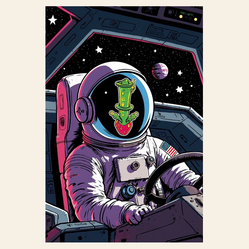 Cactus Alien dans l’espace