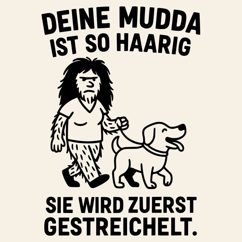 deine mutter haarig witz