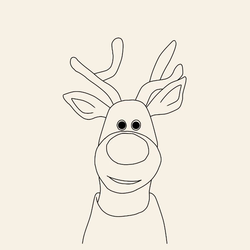 Renne de Noël 