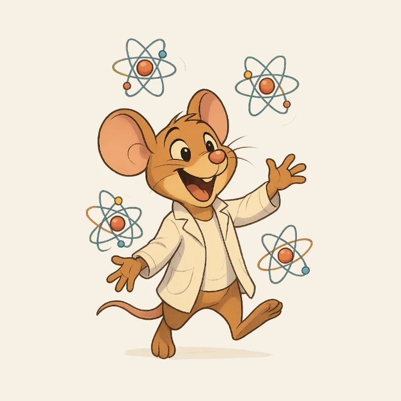 Atomic Scientist Mouse