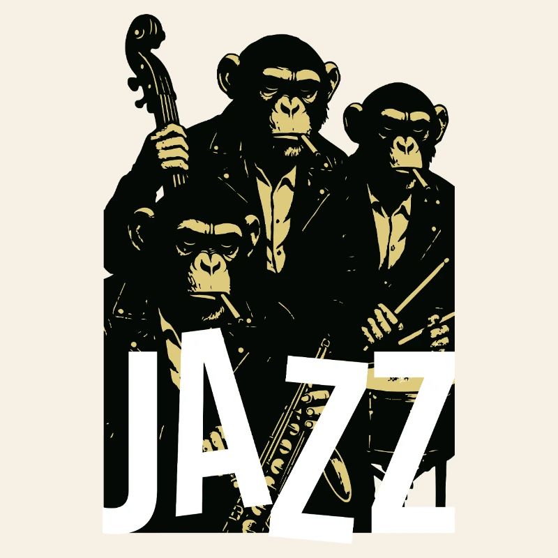 Jazz-Schimpansenquartett
