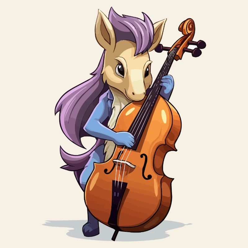 Unicorn Cello Player