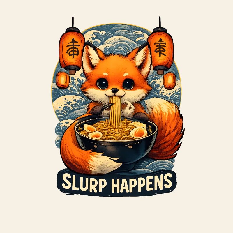 Fox Ramen Slurp Happens