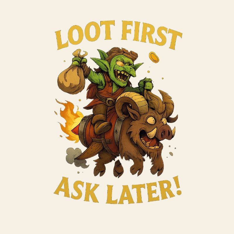 Loot First, Ask Later
