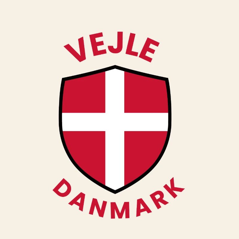 Vejle Denmark's Flag Shield