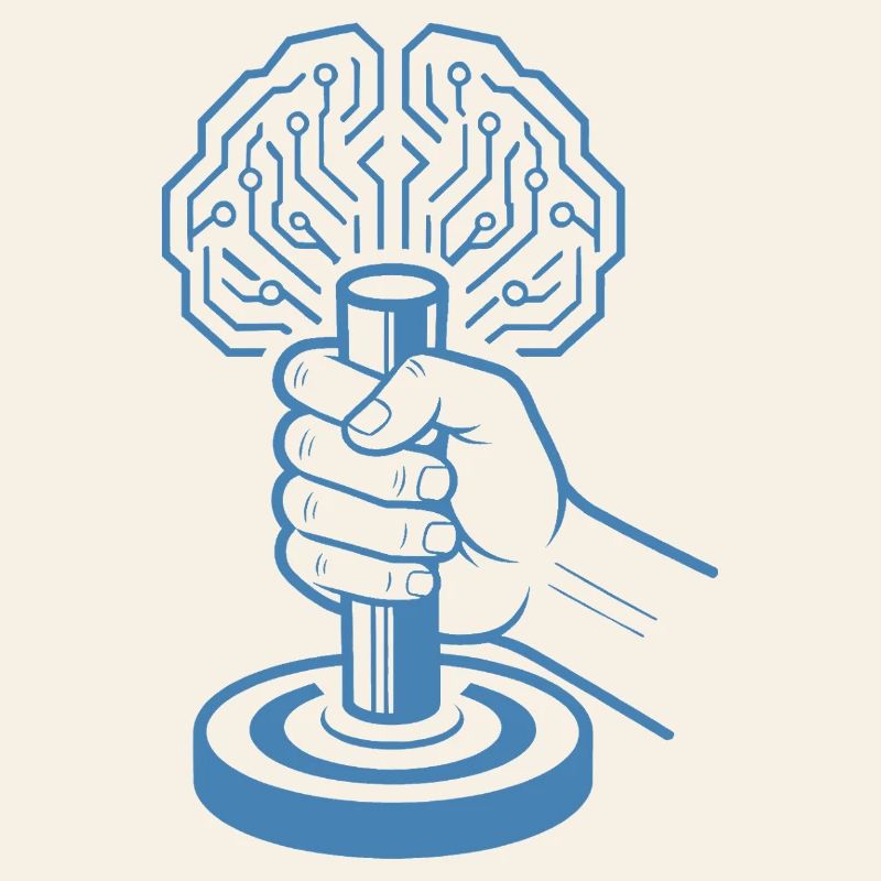 Digital Brain Cyborg Artificial Intelligence Ste