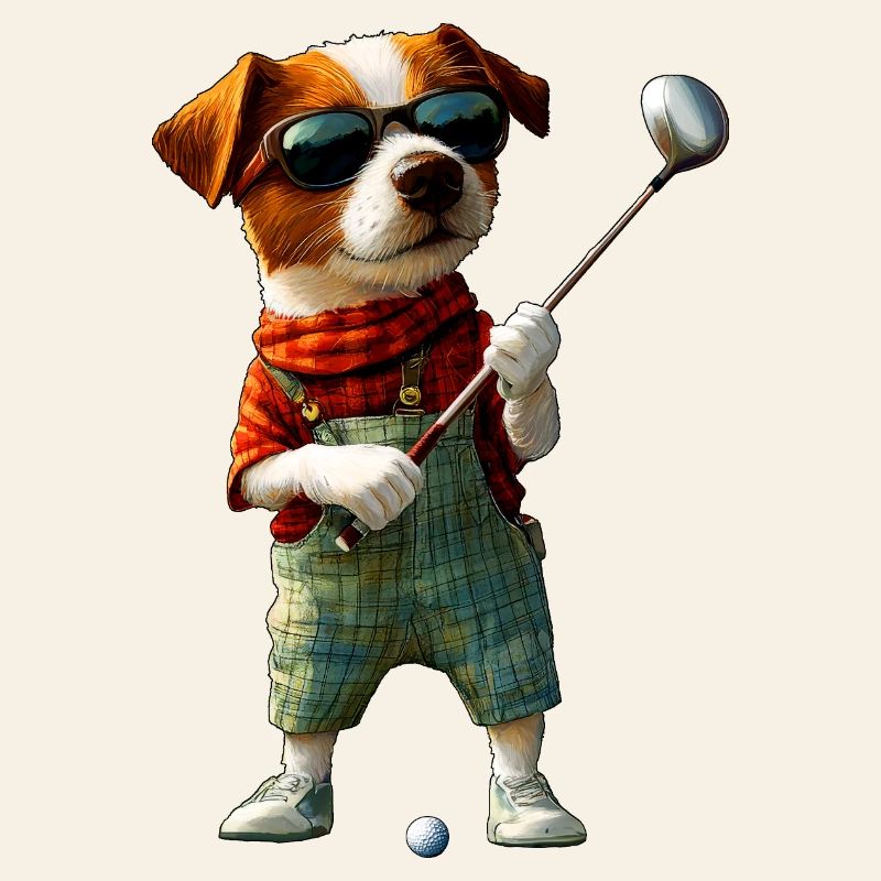 Chien Golf Jack Russell