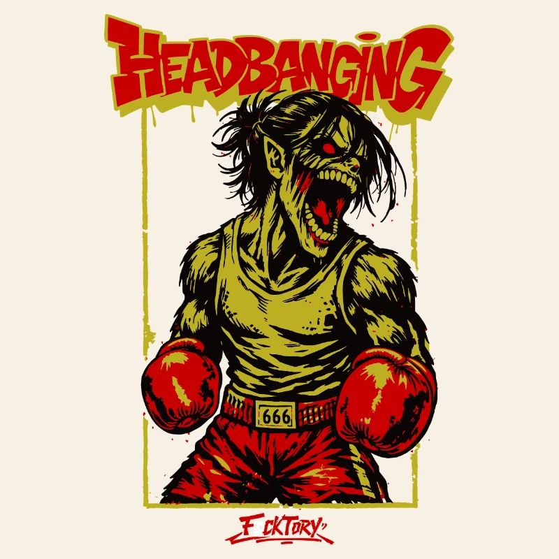 Zombie Boxer Headbanging