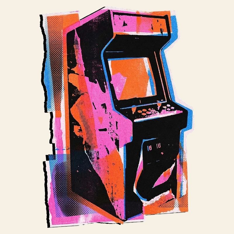Retro Wave Gamer Game Machine