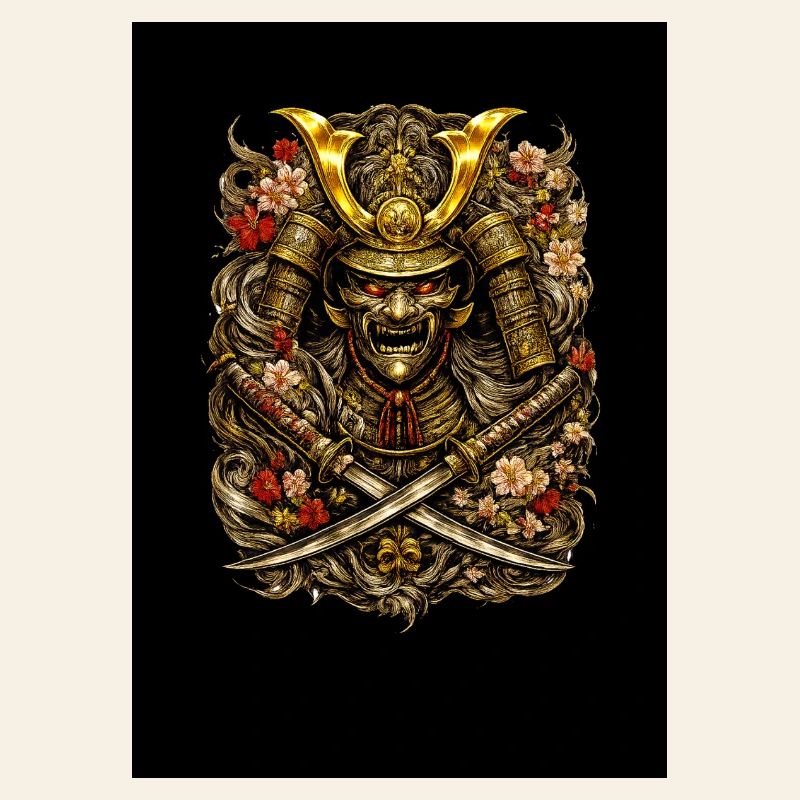 Samurai-Blütenhelm
