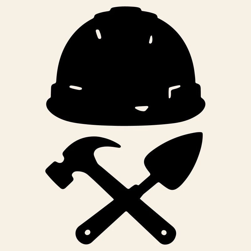 T-shirt Construction - Builder Tools Helmet