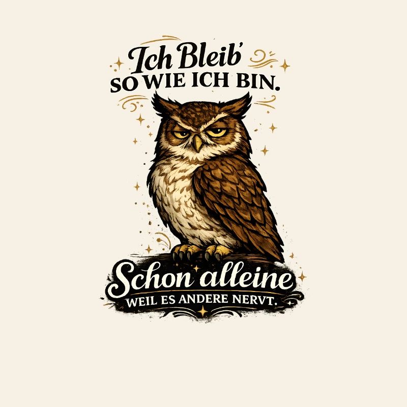 Eule - Ich bleib so wie ich bin