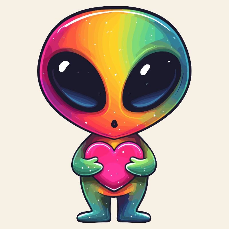 Regenbogenalien Herzfreund