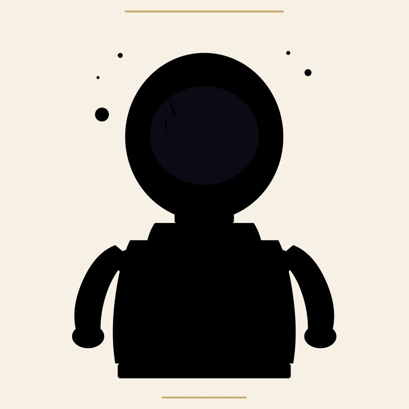 Lune Noire Minimaliste