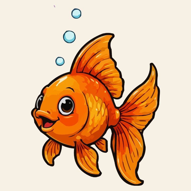 Orange Goldfish Comic