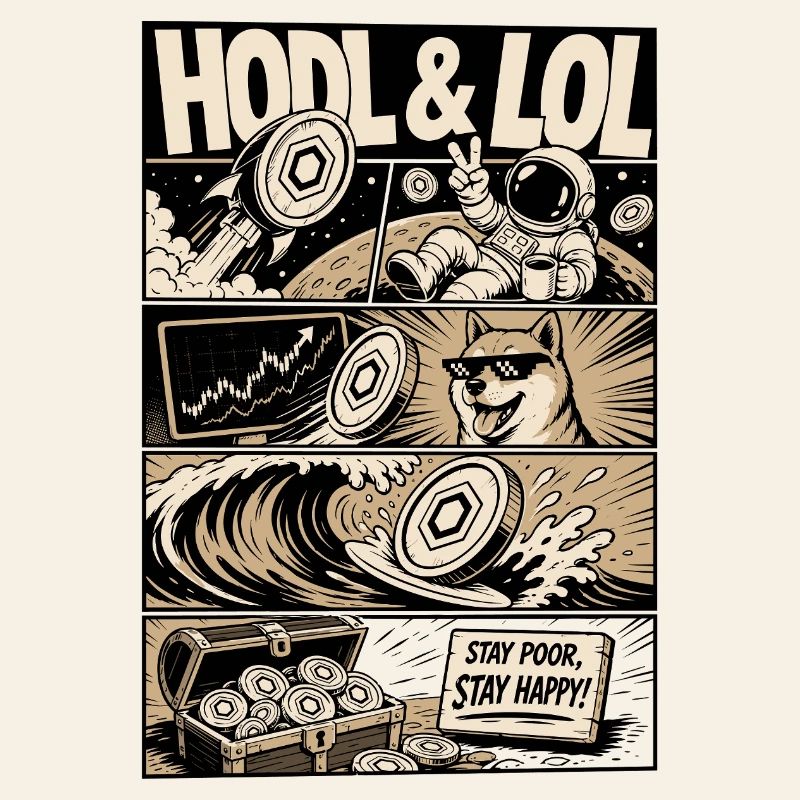 HODL LOL Crypto Meme Comic