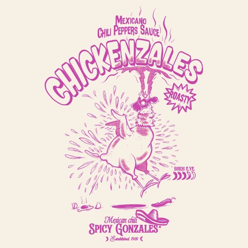 Poulet Pimenté Retro Violet