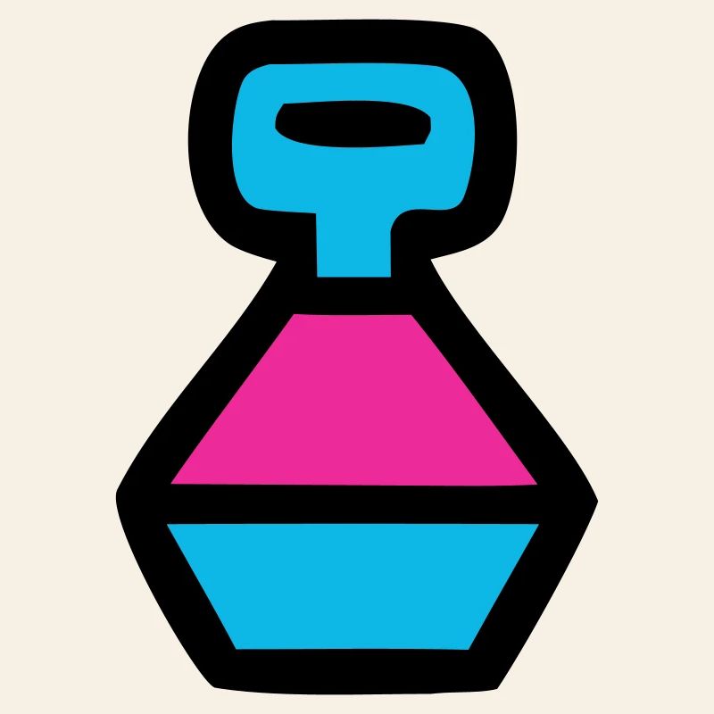 Bouteille d’eau rétro Pop Art des années 90