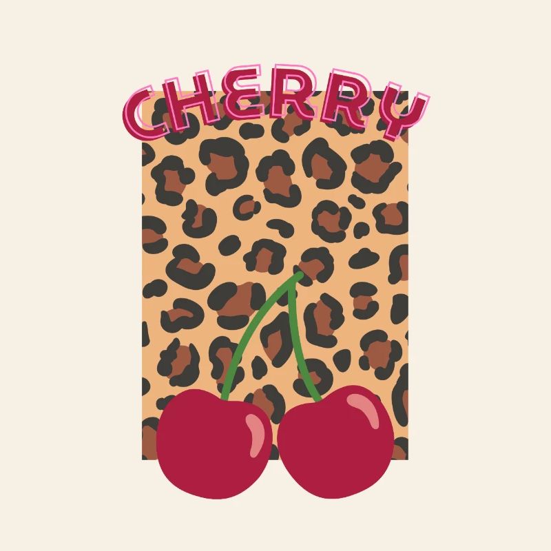 Leopard-look cherries