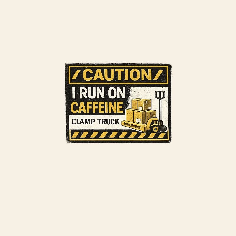 Koffeinbetriebener Gabelstapler-Patch