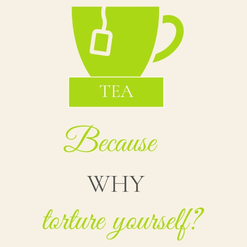 TEA-RIFFIC (Lime + Grey)