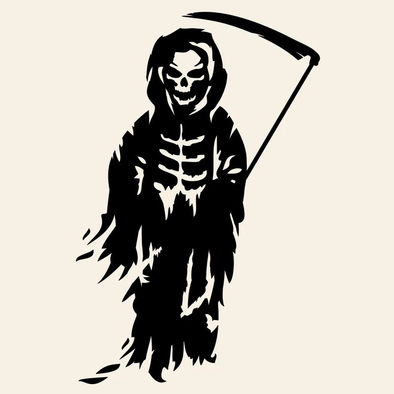 Ein Sensenmann -Der Tod mit einer Sense