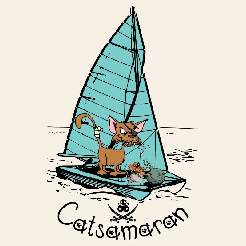 Katzamaran Katzen Boot