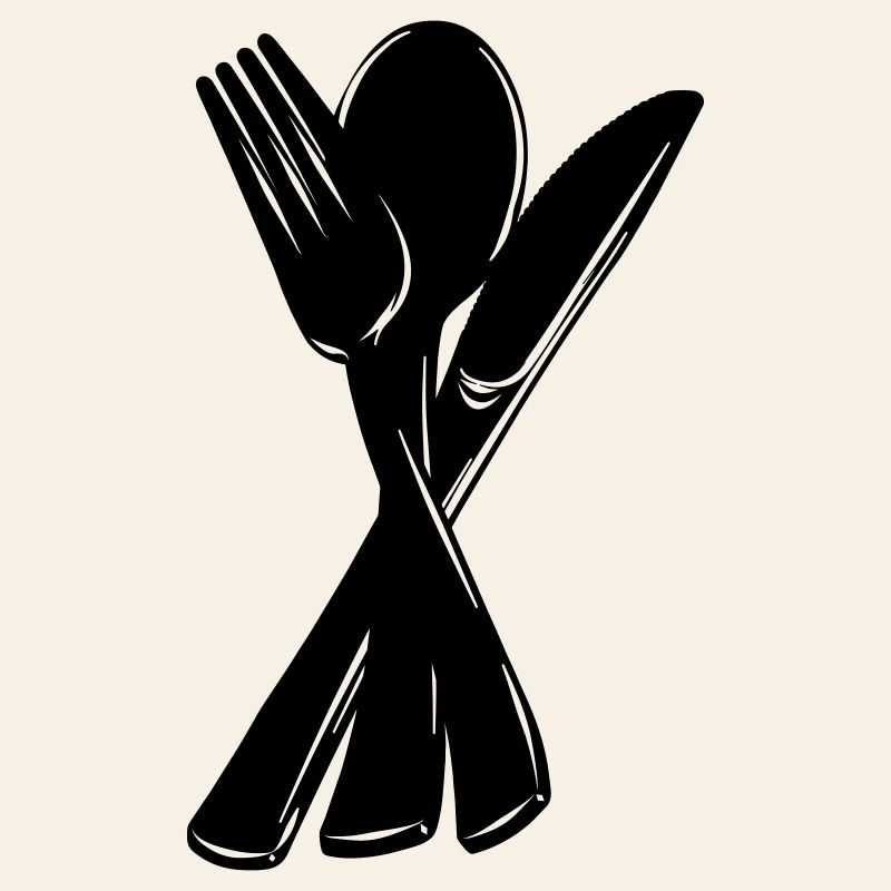 Knife fork and spoon