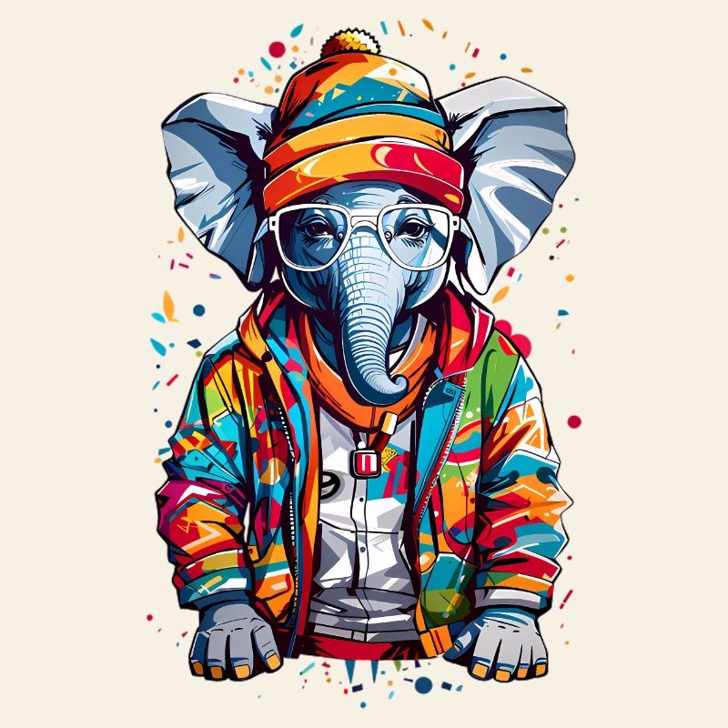 Éléphant cool