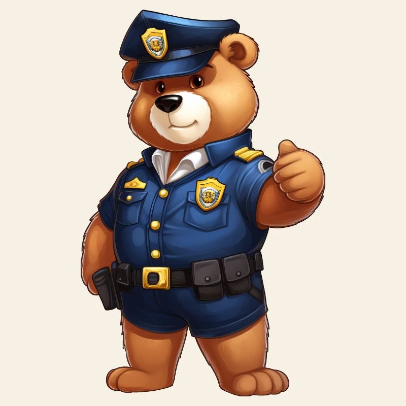 Bärchen Polizei