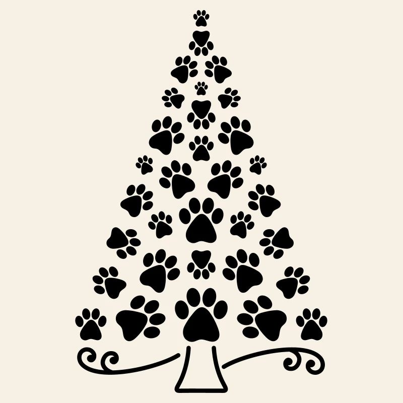 Weihnachtsbaum Pfote