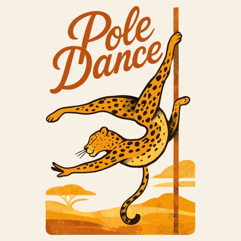 Pole Dance Leopard Pole Dancer Gift