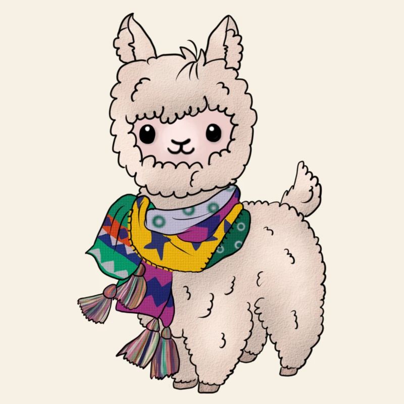 Winter Llama