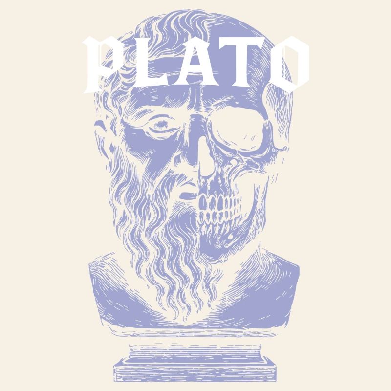 Platon Künstlerisches Schädeldesign