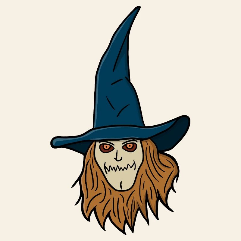 Sorcière épouvantail